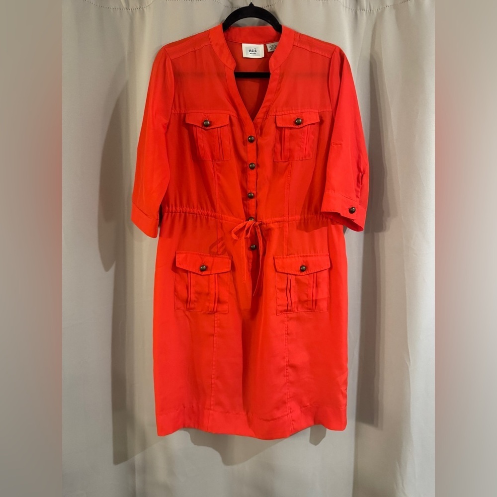 ECI New York Red/Orange-ish Dress